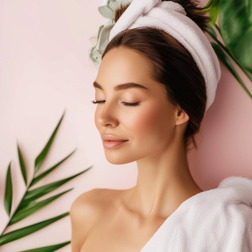 A professional, luxurious photostyle background for a beauty and wellness platform targeting both beauty professionals and consumers-3