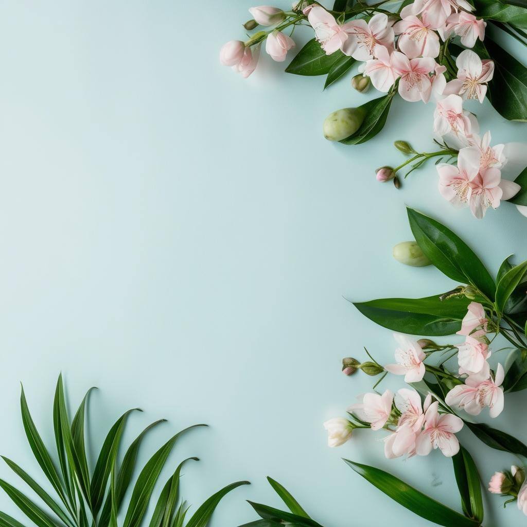 A professional, photostyle background for a beauty and wellness platform anytime, anywhere