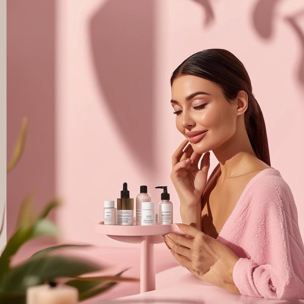 A professional, photostyle background for a beauty and wellness platform targeting both beauty professionals and consumers-1